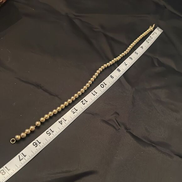 Park Lane vintage gold tone beaded necklace looks expensive EVC - Picture 5 of 6